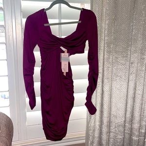 OH POLLY purple dress